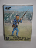 Hat Industrie 1:32 Scale American Civil War Marching (Set 1 Blue) Figures - 9334