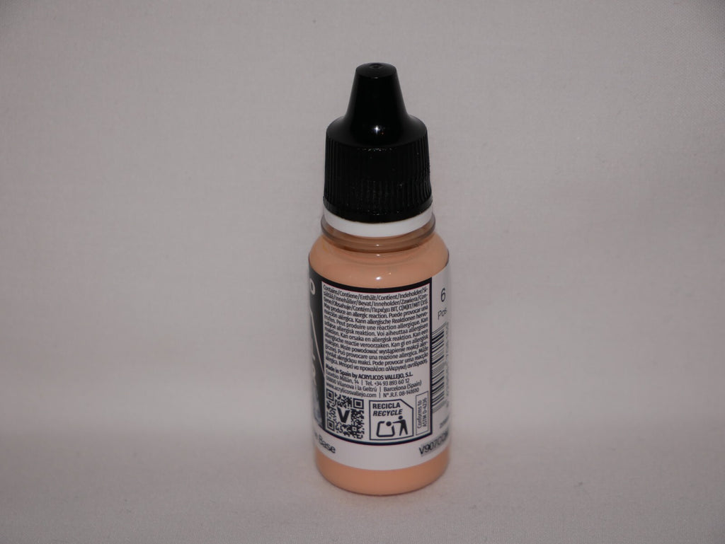 Vallejo Model Color Range Basic Skin Tone Acrylic 18ml Dropper Bottle - 70.815