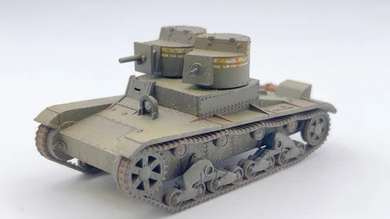 Rubicon Models 1:56 (28mm) Scale WWII Soviet T-26 Light Infantry Tank - 280070