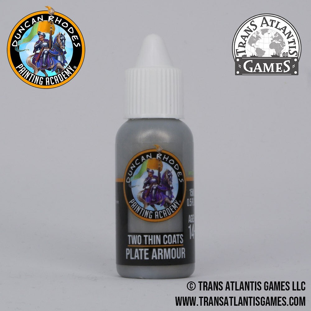 Duncan Rhodes Painting Academy 'Two Thin Coats' Plate Armour 15ml Dropper 10041