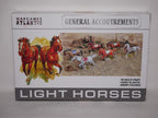 Wargames Atlantic General Accoutrements 28mm Hard Plastic Light Horses WAAGA005