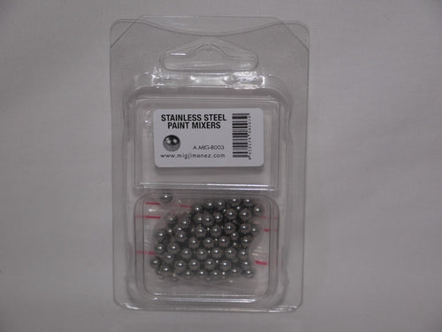 Ammo By Mig Jimenez 5mm Diameter Stainless Steel Paint Mixing Balls - A.MIG-8003