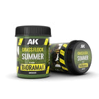 AK Interactive Diorama Series 2mm Summer Grass Flock 250ml Plastic Tub - AK8220