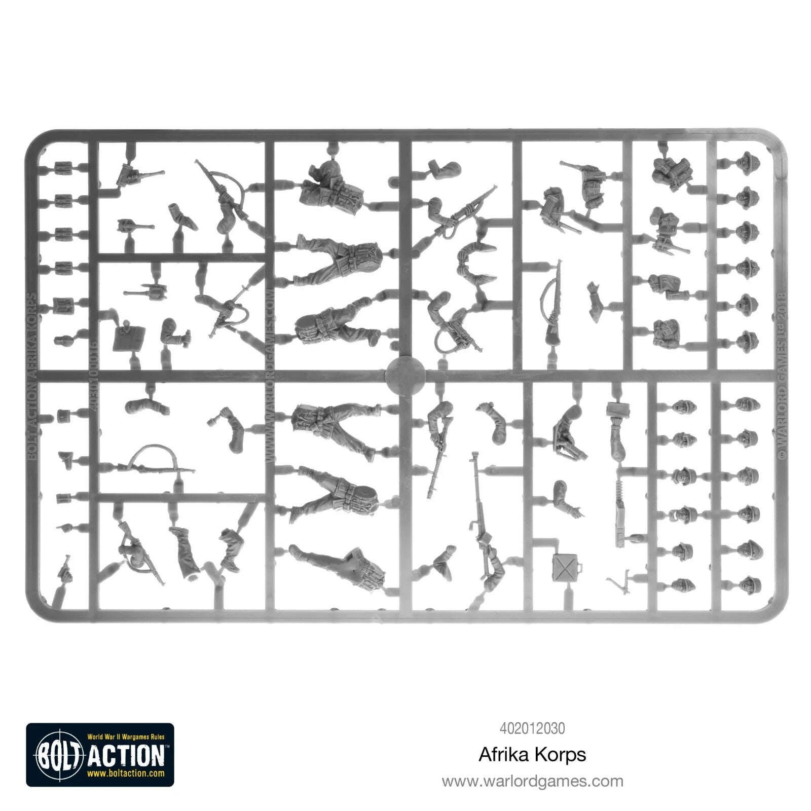 Warlord Games Bolt Action 1:56 Afrika Korps WWII German Grenadiers - 402012030