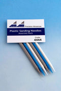 Albion Alloys Plastic Sanding Needles 6 Piece Assorted Pack For Modelling - 4444