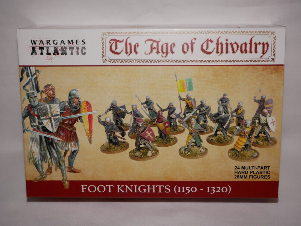 Wargames Atlantic The Age of Chivalry 28mm Foot Knights (1150 - 1320) - WAAAC001