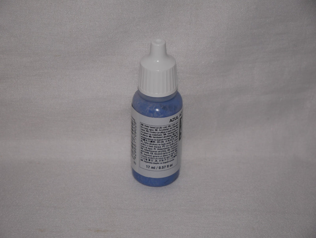 Vallejo Model Color Azure Acrylic  17ml/0.57 fl oz Dropper Bottle - 70.902