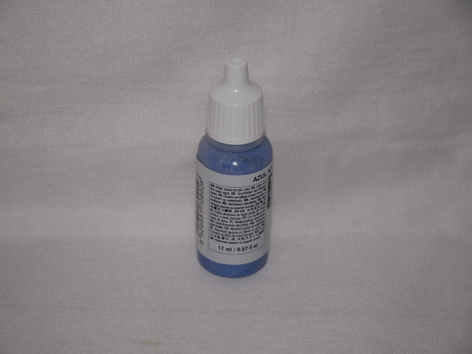 Vallejo Model Color Azure Acrylic  17ml/0.57 fl oz Dropper Bottle - 70.902