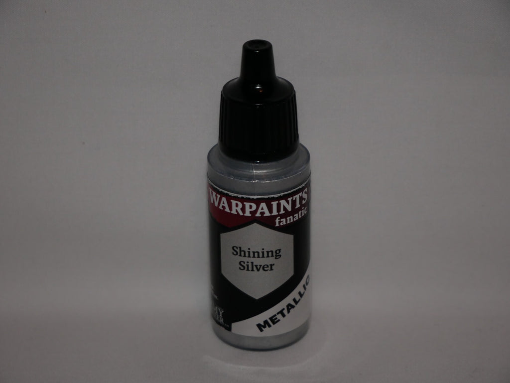 The Army Painter Warpaints Fanatic Shining Silver Metallic 18ml Bottle - WP3191