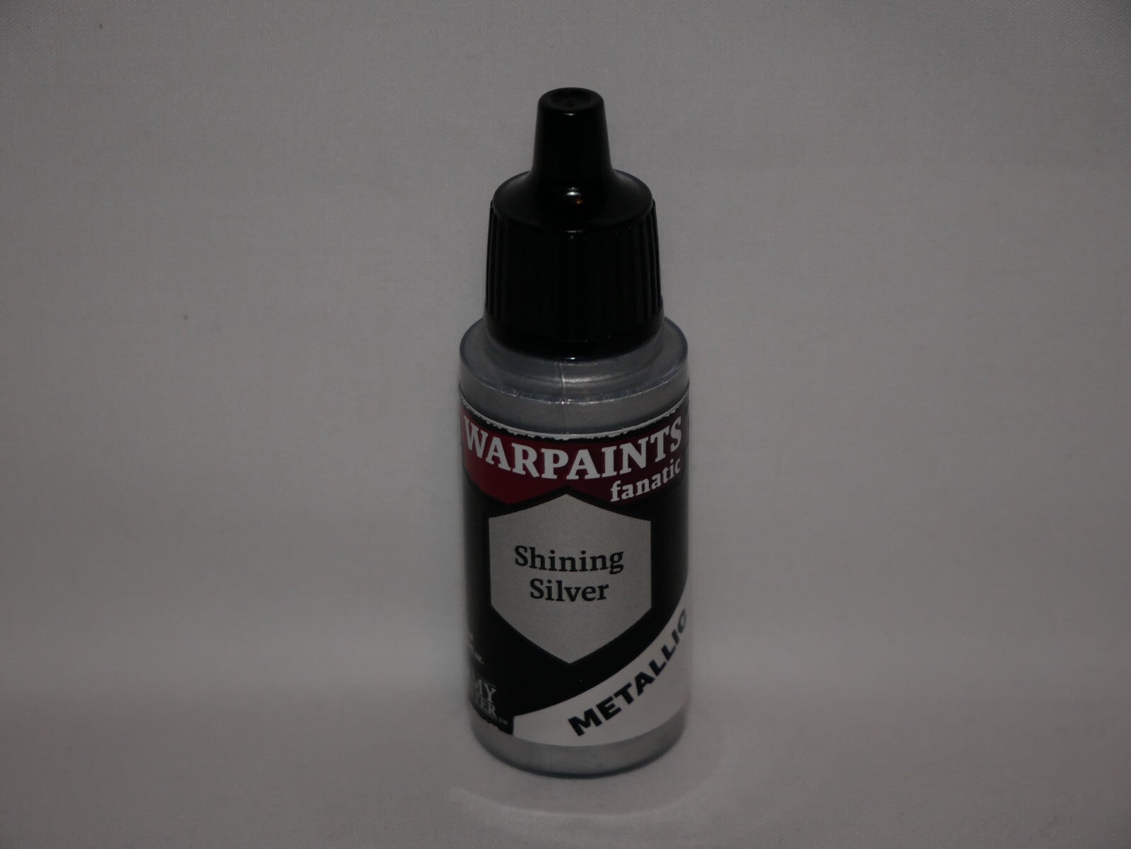 The Army Painter Warpaints Fanatic Shining Silver Metallic 18ml Bottle - WP3191