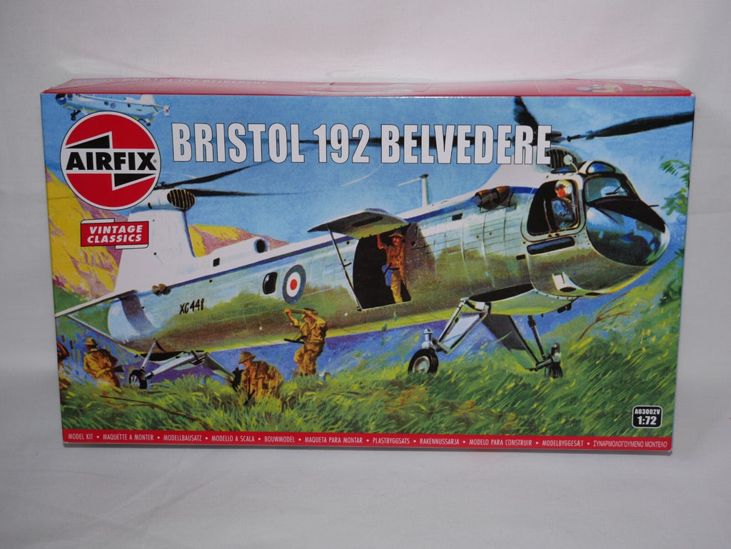 Airfix Vintage Classics 1:72 Scale Bristol 192 Belvedere Skill Level 2 - A03002V