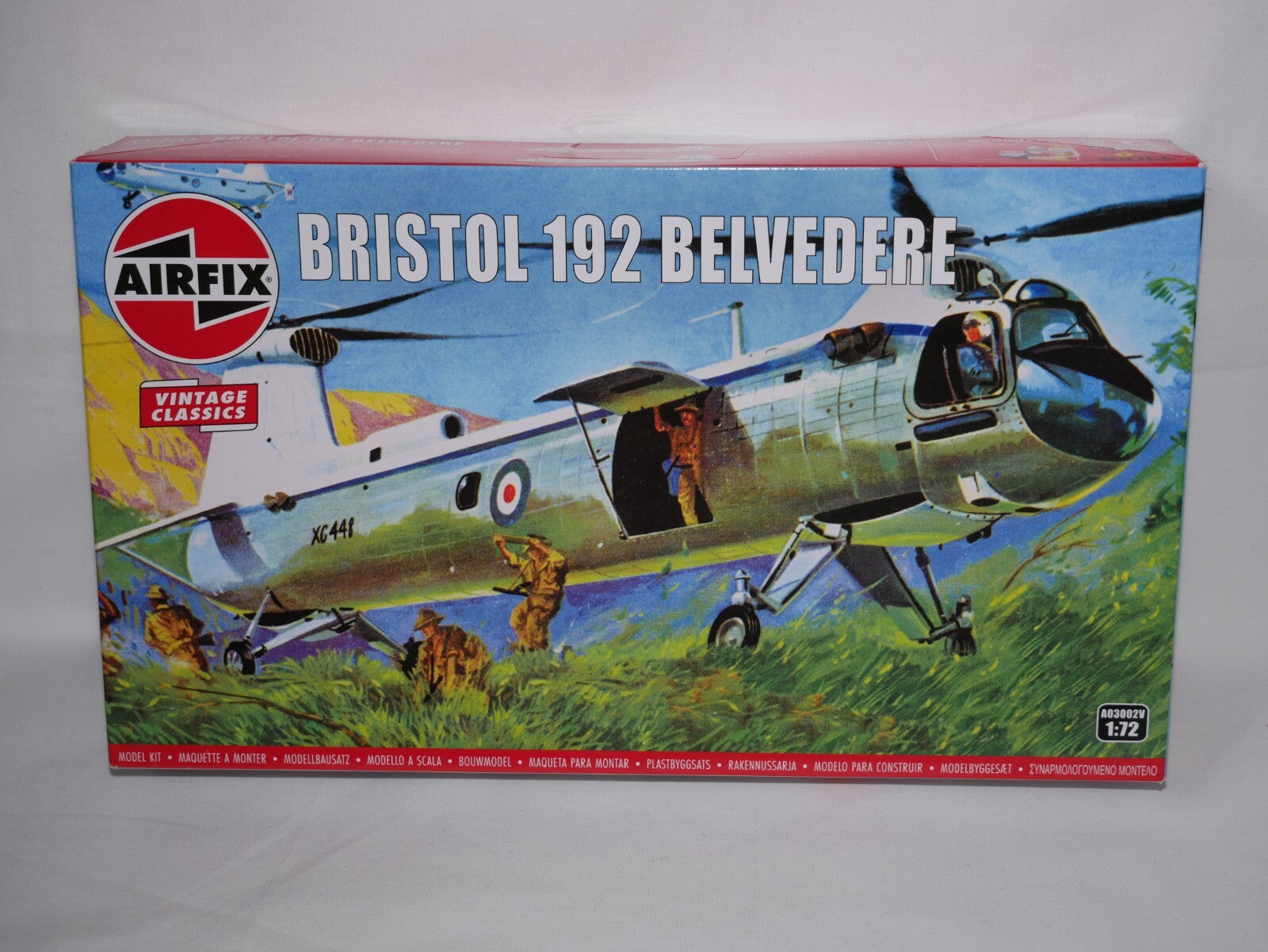 Airfix Vintage Classics 1:72 Scale Bristol 192 Belvedere Skill Level 2 - A03002V