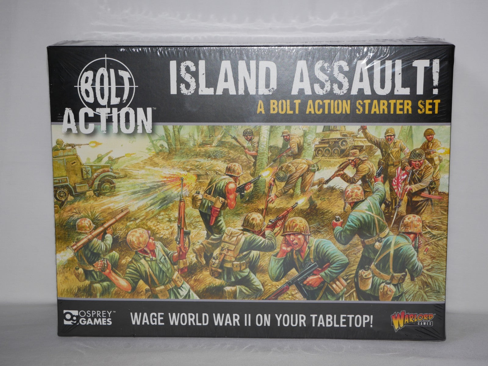 Warlord Game Bolt Action 1:56 Scale WWII Island Assault Starter Set- 401510008