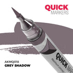 AK Interactive Acrylic Quick Gen Markers For Tabletop Wargaming Grey Shadow - AKMQ018