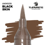 AK Interactive Acrylic Paint Playmarkers For Tabletop Games Black Skin - AKM009