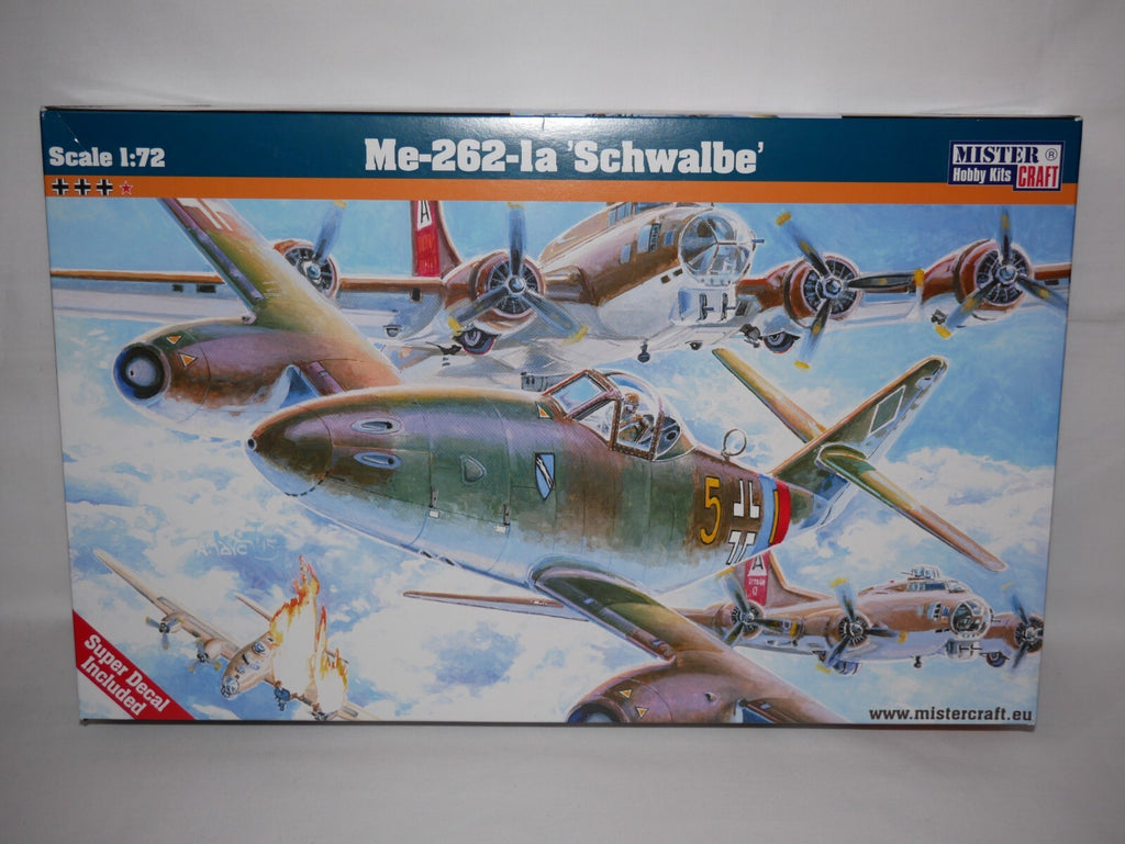 MisterCraft Model Kits 1:72 Scale (E-60) Messerschmitt Me262-1a Schwalbe 050603
