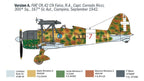 Italeri 1:72 Scale FIAT CR.42 CN Falco Night Fighter Plane Skill Level 2 - 1485
