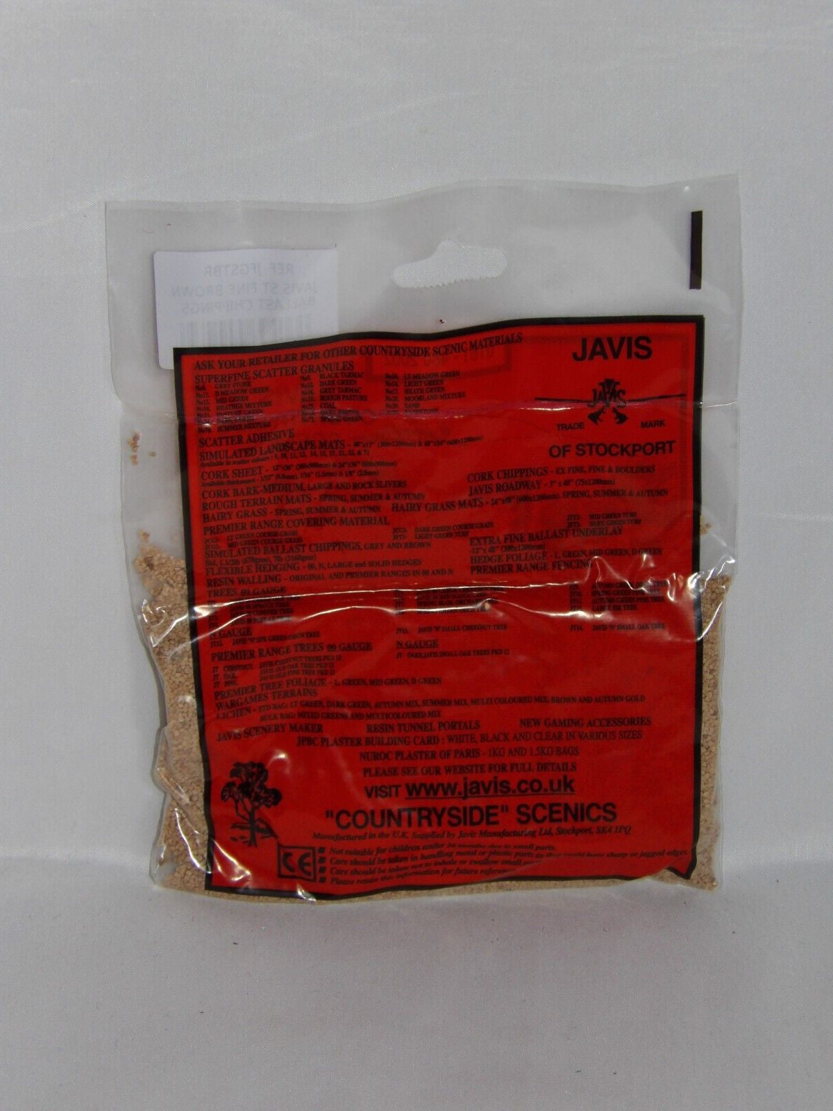 Javis Countryside Scenics Standard Fine Brown Ballast Scatter Chippings - JFGSTBR