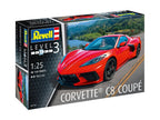 Revell 1:25 Scale Chevrolet Corvette C8 Coupe Sports Car Skill Level 3 - 07714