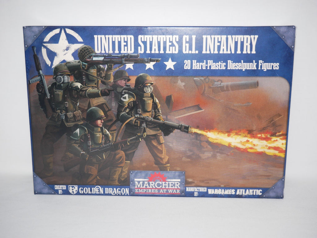 Wargames Atlantic Marcher Empires At War United States G.I. Infantry - MUSA001P