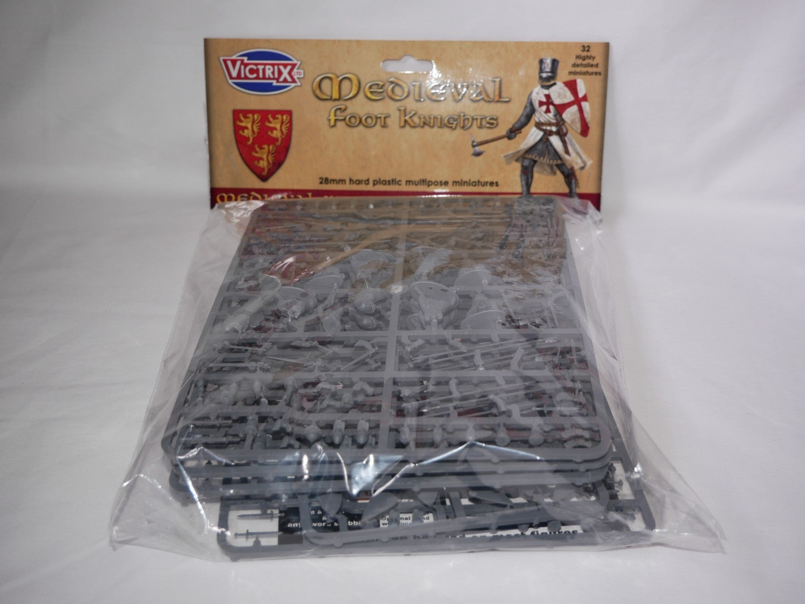 Victrix Medieval Warriors 28mm Scale Hard Plastic Medieval Foot Knights - VXM004
