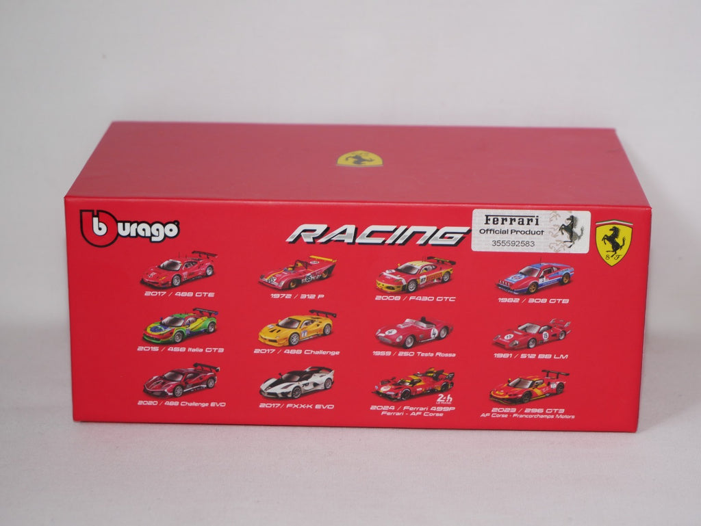 Burago 1:43 Scale Ferrari Racing 488 Challenge Evo Track Race Car 2020 #18-36309