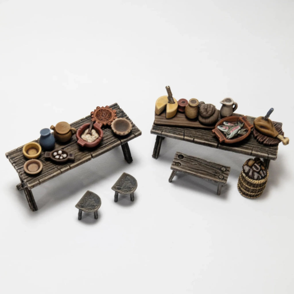 Victrix Pillage Ransack The Middle Ages 28mm Dark Age & Medieval Market Stall