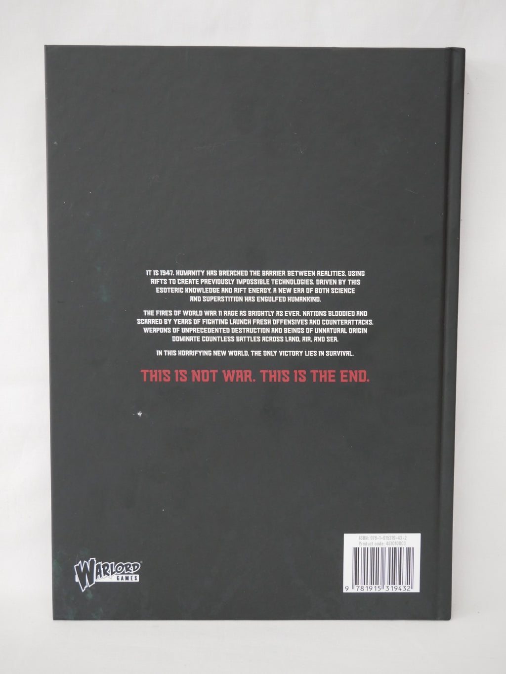Warlord Games Konflikt 47 Tabletop Wargaming Hardback Cover Rule Book - 451010003