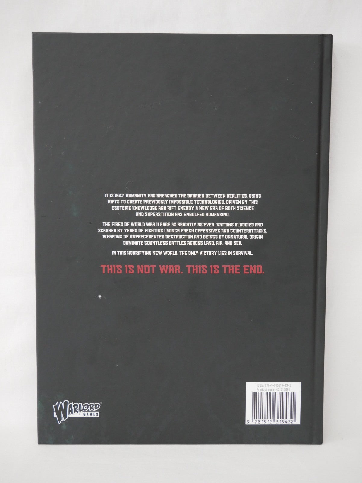 Warlord Games Konflikt 47 Tabletop Wargaming Hardback Cover Rule Book - 451010003