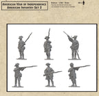Hat Industrie 1:56 American War Of Independence American Infantry Set 2 - 2004