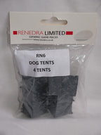 Renedra Limited Generic Scenery & Bases Dog Tents x4 Per Pack - RN6