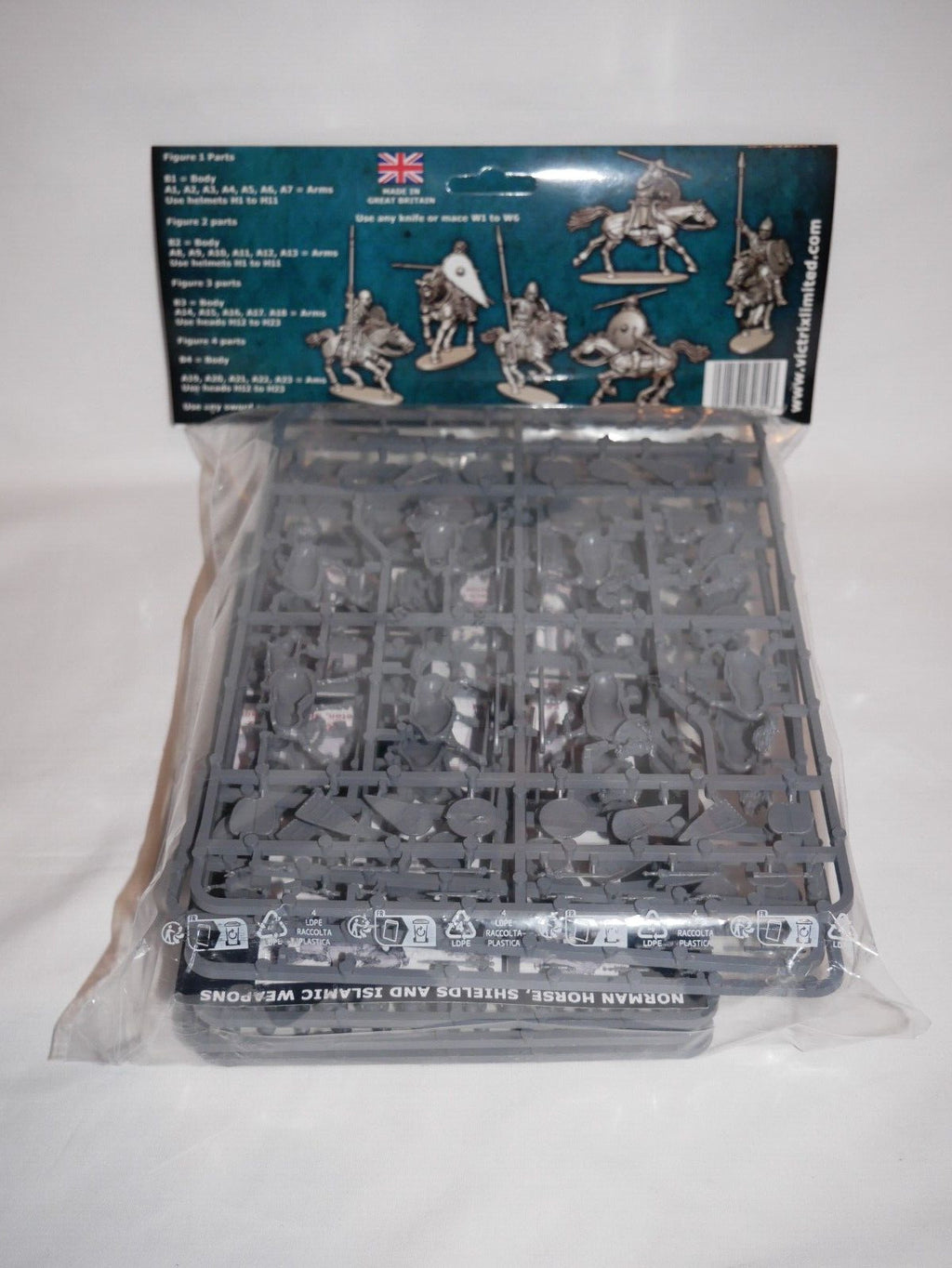 Victrix Warriors Of The Dark Ages 28mm Plastic Norman Unarmoured Cavalry - VXDA012