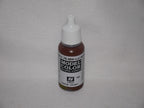Vallejo Model Color Flat Brown Acrylic 17ml/0.57 fl oz Dropper Bottle - 70.984