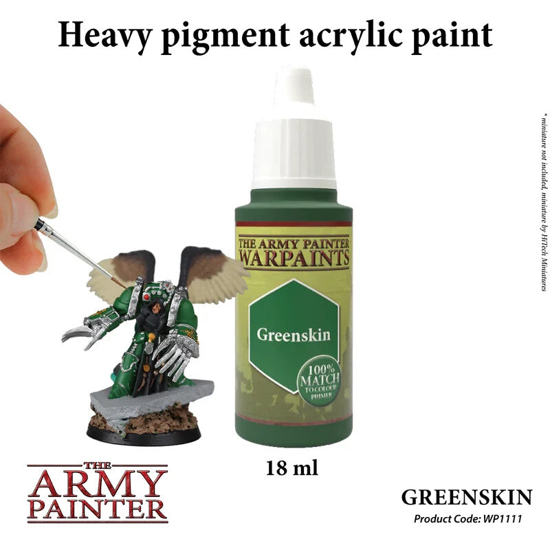 The Army Painter Acrylic Warpaints Greenskin 18ml Dropper Bottle - WP1111