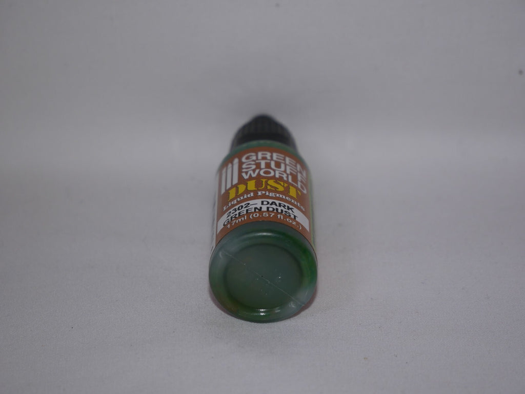 Green Stuff World Liquid Dust Pigments Paint Range Dark Green Dust 17ml - 2302