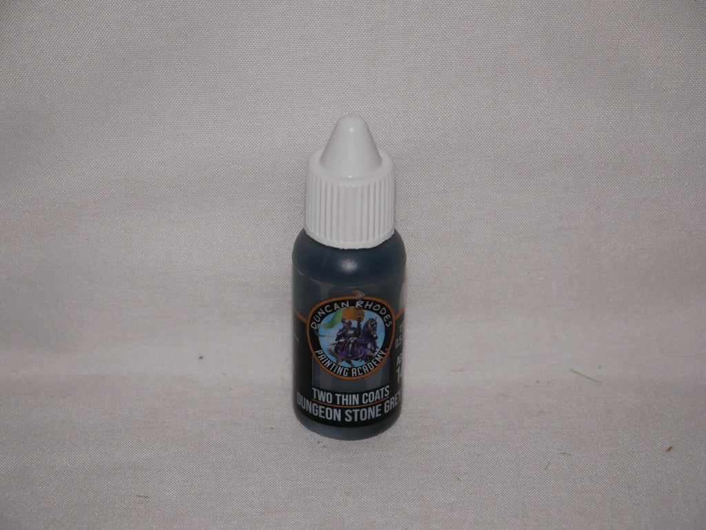 Duncan Rhodes Painting Academy 'Two Thin Coats' Dungeon Stone Grey 15ml - 10021