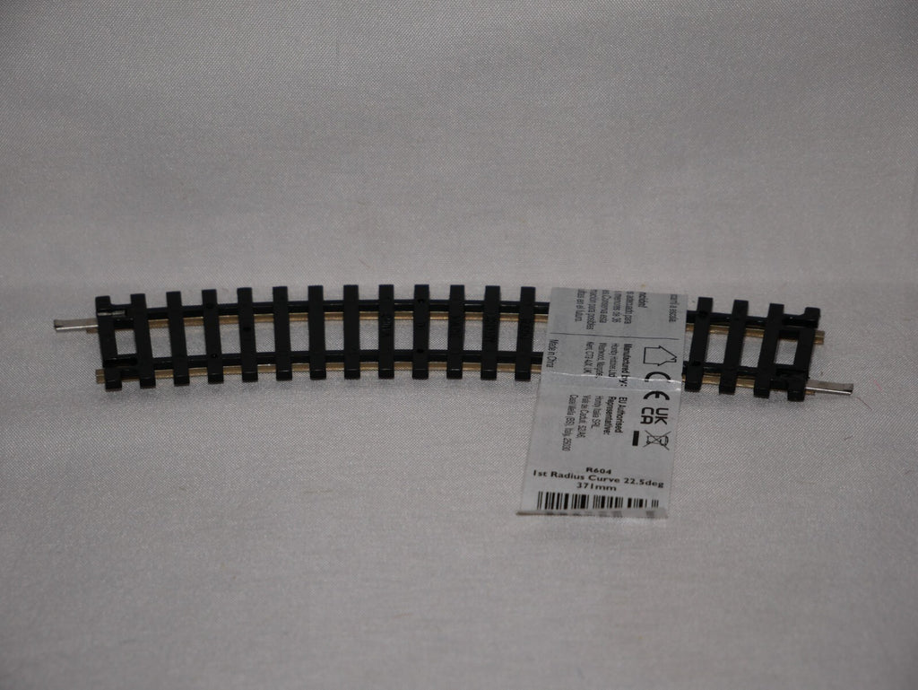 Hornby 1:76 Model Railway Track Single Piece 1st Radius Standard Curve Arc R604