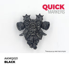 AK Interactive Acrylic Quick Gen Markers For Tabletop Wargaming Black - AKMQ021