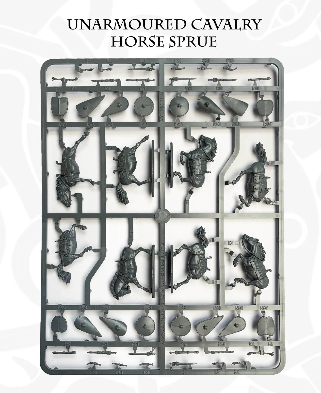 Victrix Warriors Of The Dark Ages 28mm Plastic Norman Unarmoured Cavalry - VXDA012