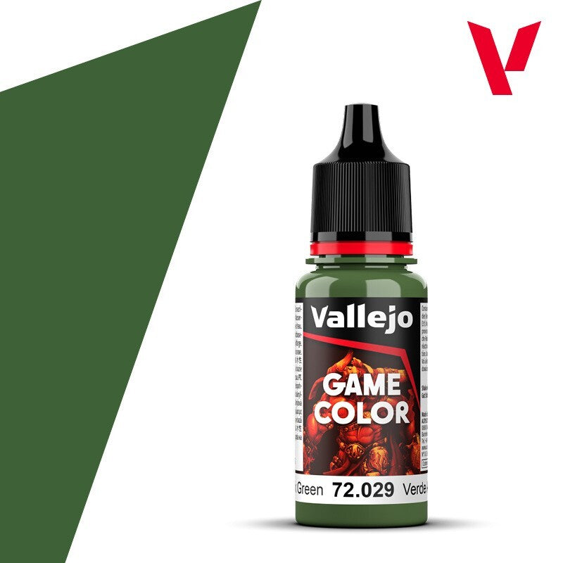 Vallejo Game Color Acrylic Range Sick Green 18ml/0.6 fl oz Dropper Bottle 72.029