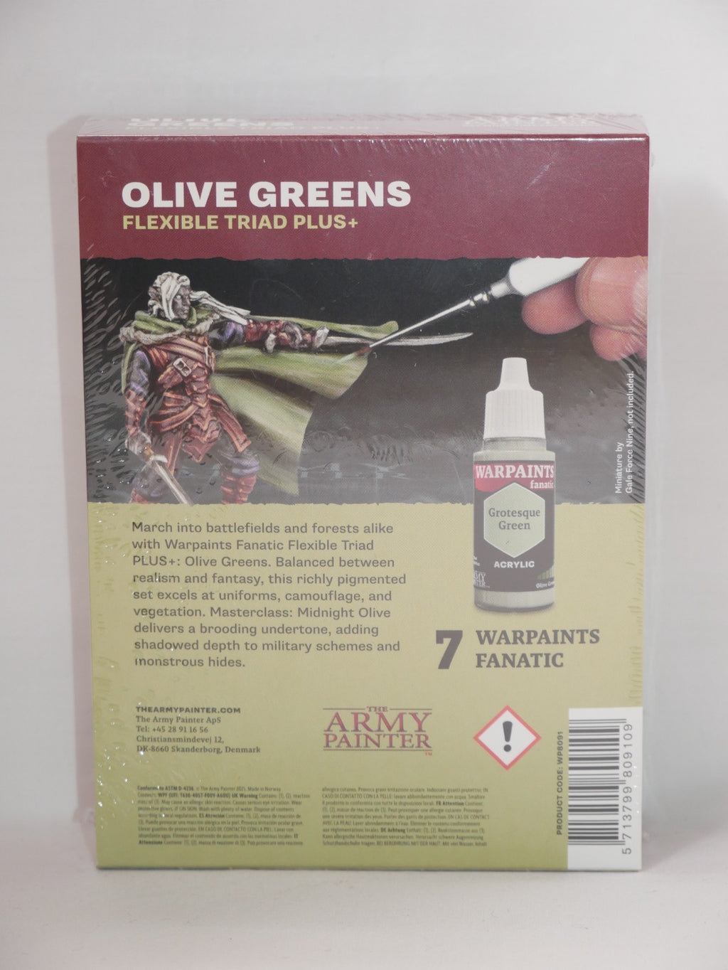 The Army Painter Warpaints Fanatic Flexible Triade Plus+ Olive Greens Set WP8091