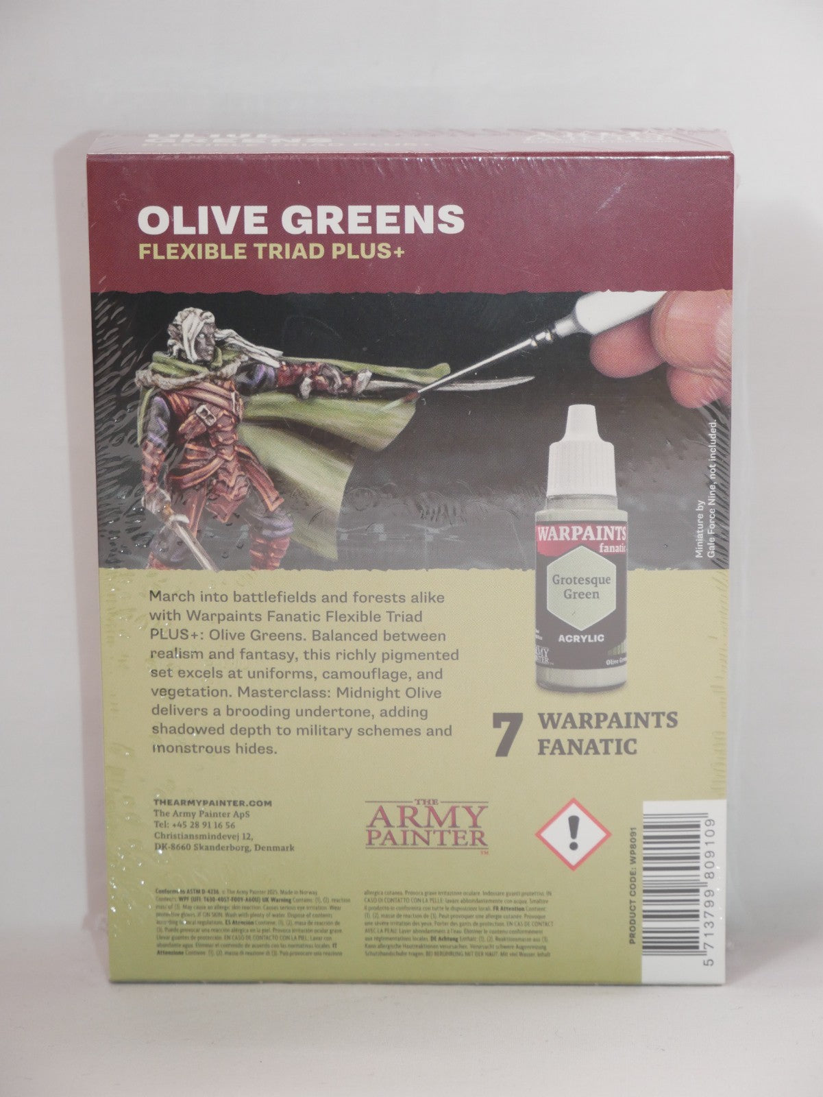 The Army Painter Warpaints Fanatic Flexible Triade Plus+ Olive Greens Set WP8091
