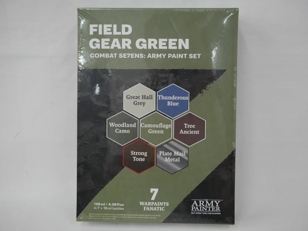 The Army Painter Fanatic Field Gear Green Combat Se7ens Army Paint Set - WP8119