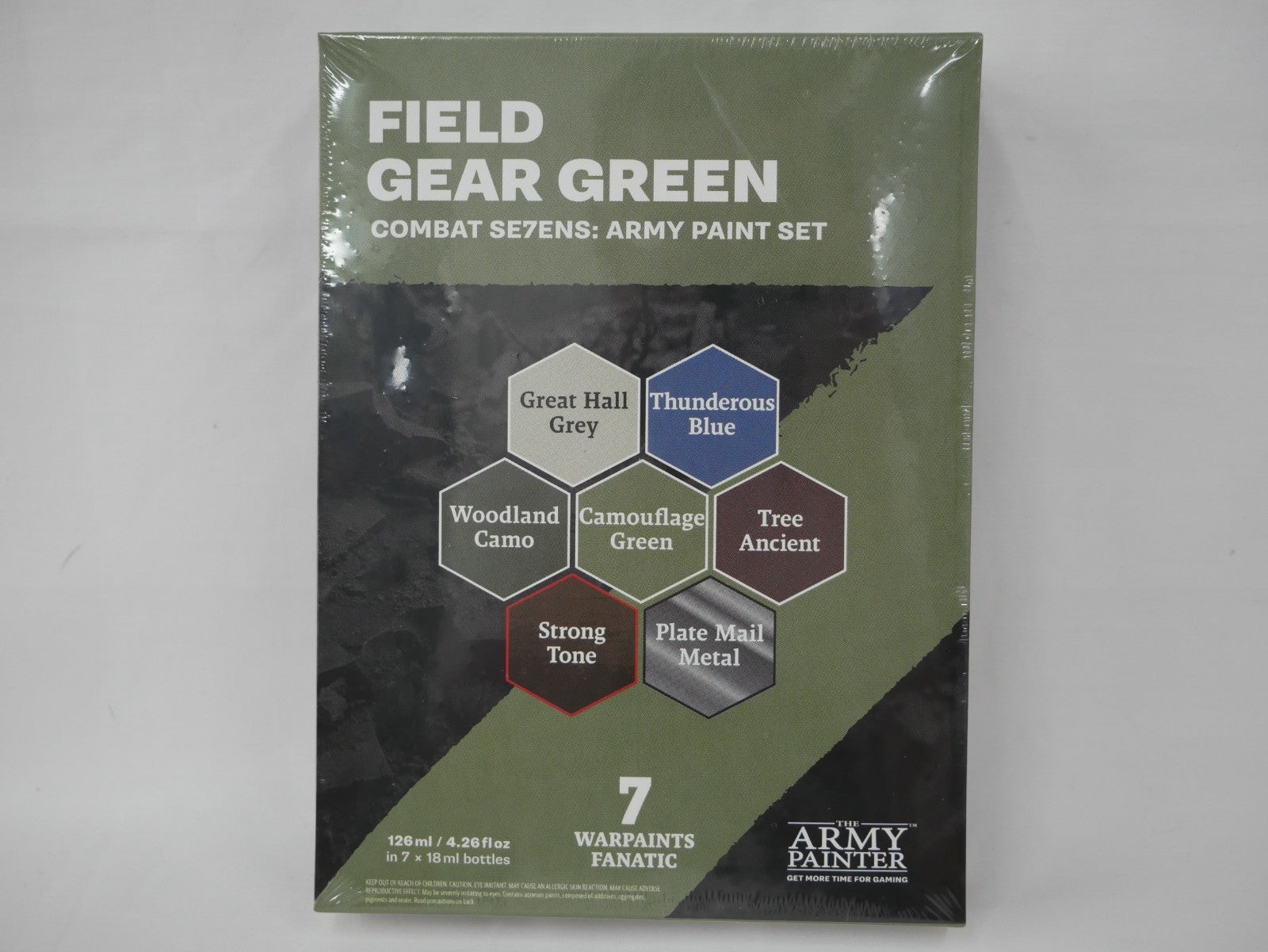 The Army Painter Fanatic Field Gear Green Combat Se7ens Army Paint Set - WP8119