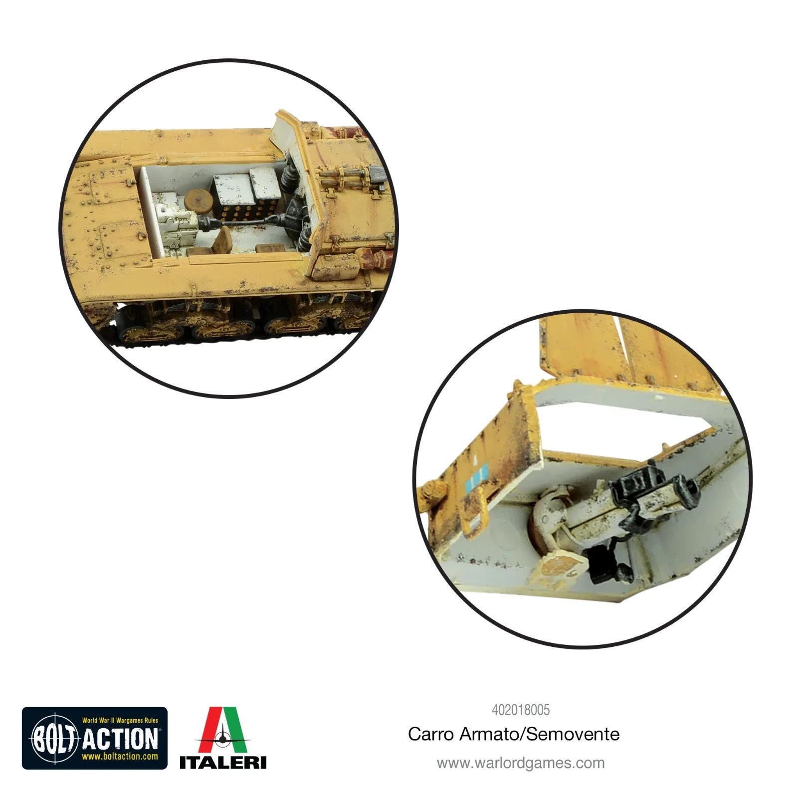 Warlord Games Bolt Action 1:56 WW2 Carro Armato/Semovente Medium Tank - 402018005
