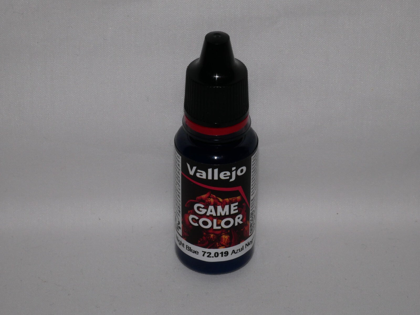 Vallejo Game Color Acrylic Range Night Blue 18ml/0.6 fl oz Dropper Bottle 72.019