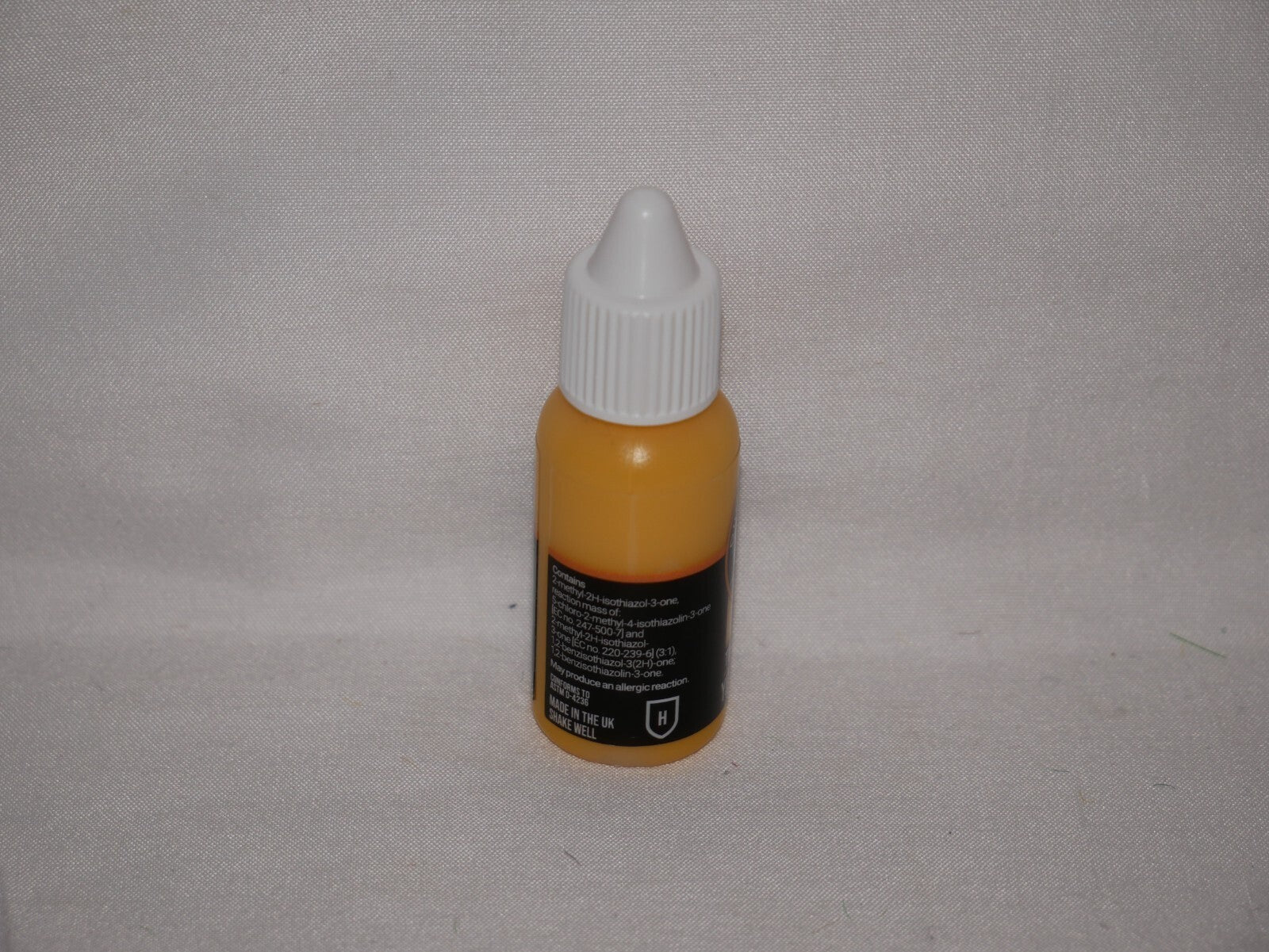 Duncan Rhodes Painting Academy 'Two Thin Coats' Yellow Flame 15ml Bottle - 10006