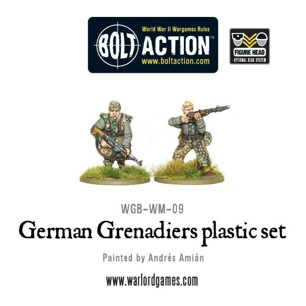 Warlord Games Bolt Action 1:56 German Grenadiers WW2 Late War Infantry WGB-WM-09
