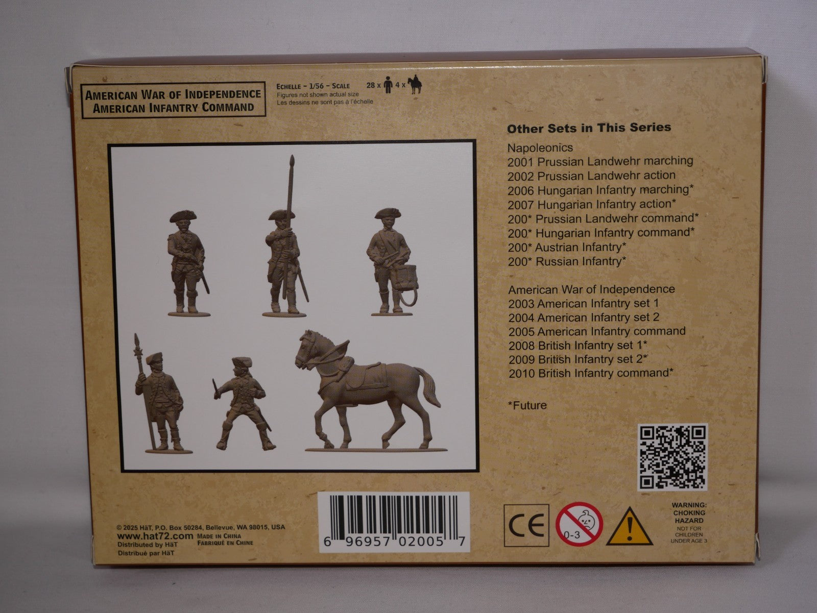 Hat Industrie 1:56 American War Of Independence American Infantry Command - 2005
