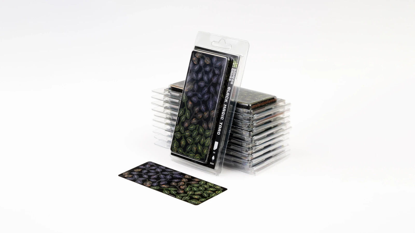 Gamers Grass Full Color Laser Cut Plants Black Magic Taro (65) Per Pack GGLP-BMT